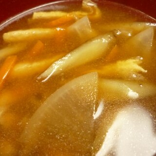 ごぼう・人参・大根･刻み揚げの味噌汁